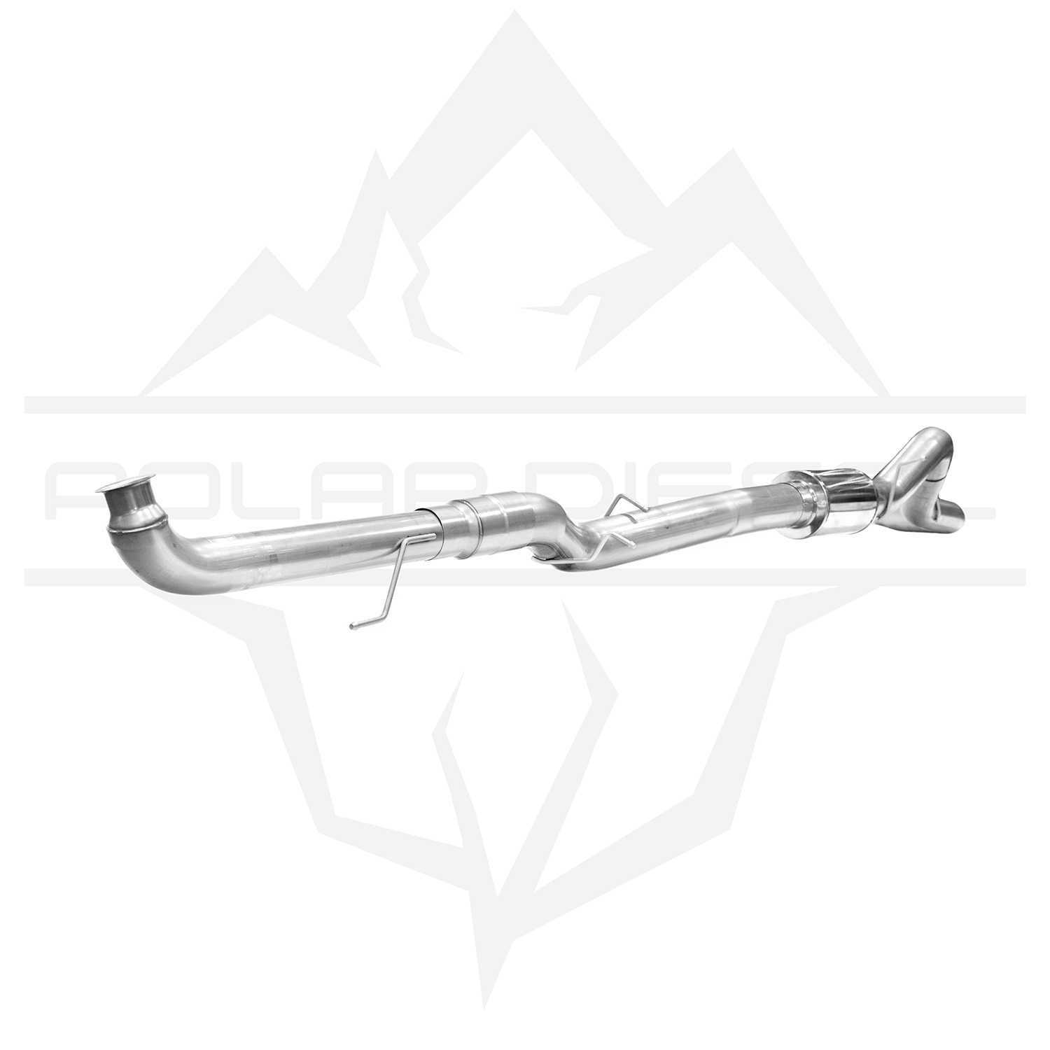 2007.5-2010 Duramax 6.6L 5" Polar Exhaust With Muffler Polar Diesel