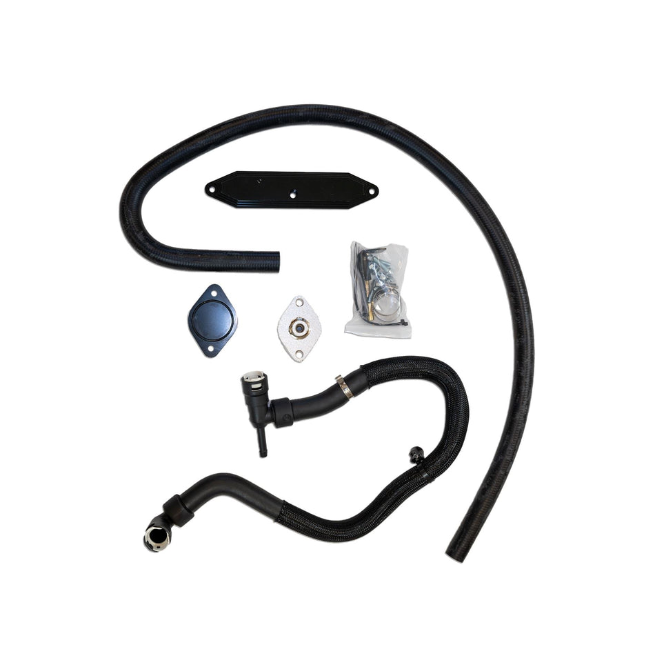 DIESELR EGR Upgrade Kit w/ Pass Thru Plate (2015-2016 Powerstroke 6.7L) EGR Upgrade Kit DIESELR Tuning 