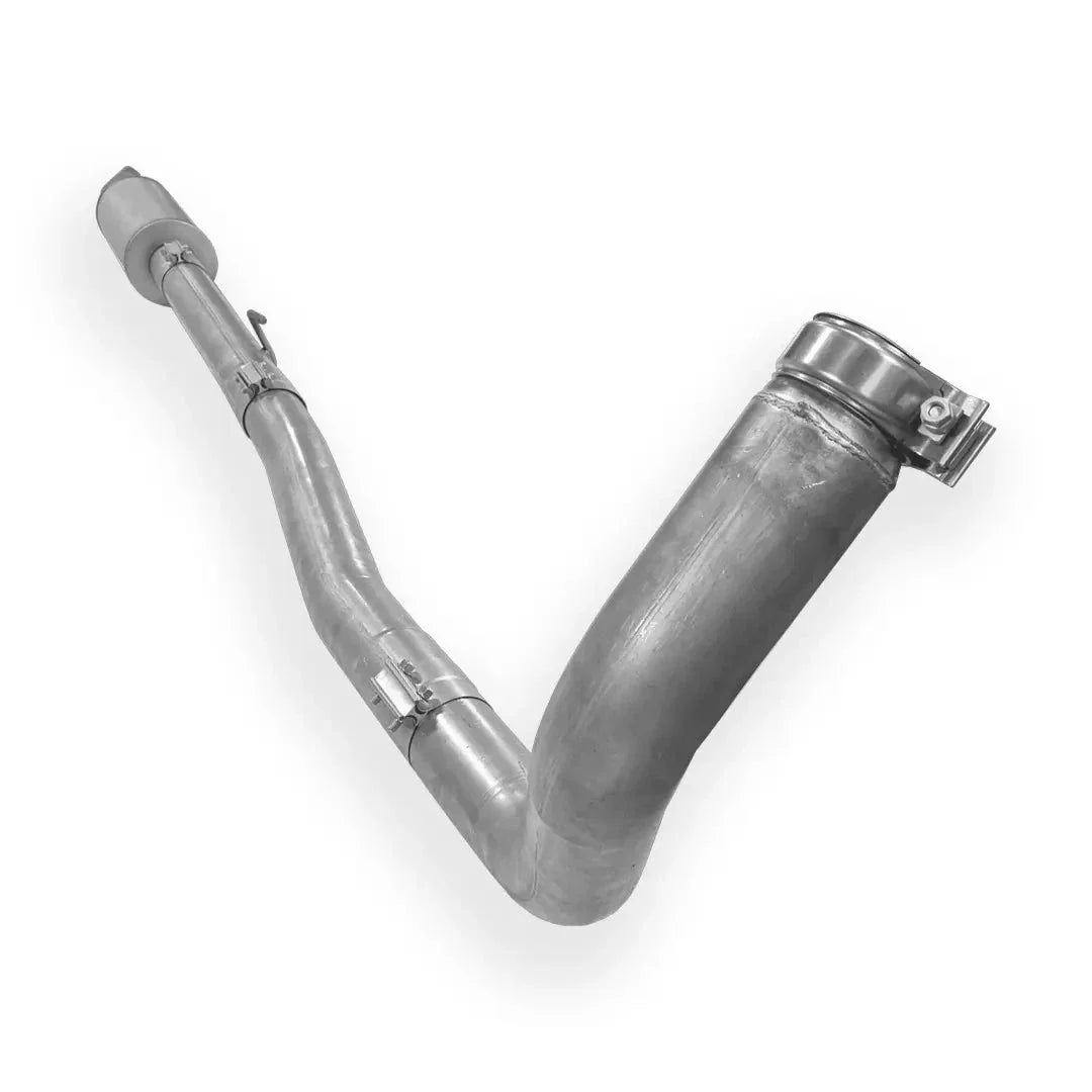 Dieselr Aluminized 4" Turbo Back Race Pipe | Ford 6.7L Powerstroke (2023-2025) Aluminized Race Pipe Dieselr Parts 4-inch with Muffler 