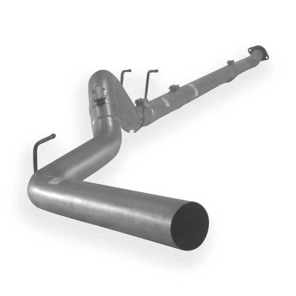 Dieselr Aluminized 4" Downpipe Back Single Exhaust | Ford 6.7L F350/F450/F550 C&C Powerstroke 2011-2019 Aluminized Exhaust Dieselr Parts 4-inch without Muffler 