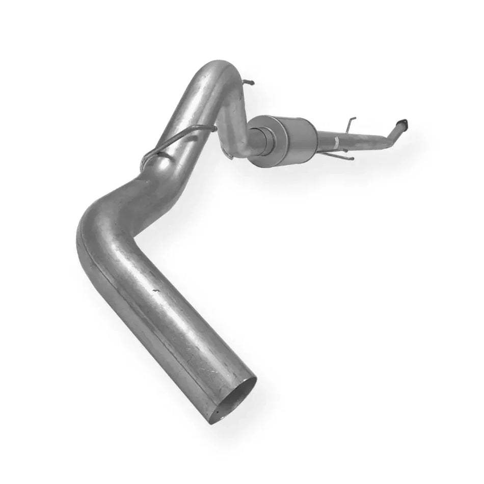 Dieselr Aluminized 4" Turbo Back Exhaust Single | Ford Powerstroke 3.0L 2018-2019 Aluminized Exhaust Dieselr Parts 4-inch with muffler 