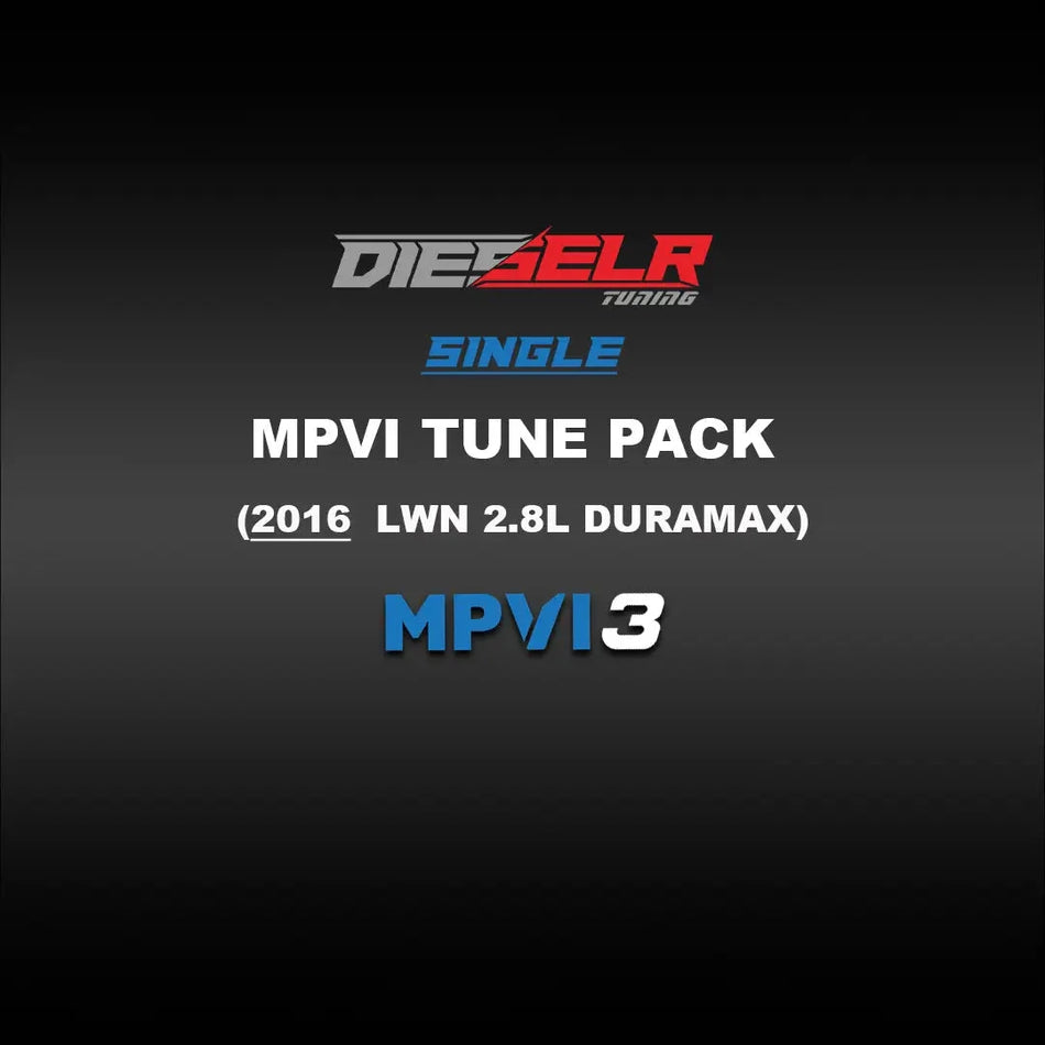 DIESELR MPVI3 Tune Files (2016 Duramax LWN 2.8L) Tune Files DIESELR Tuning 