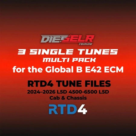 Dieselr RTD4 Tune Files (2024-2026 Duramax 4500-6500 L5D Cab & Chassis) - Global B