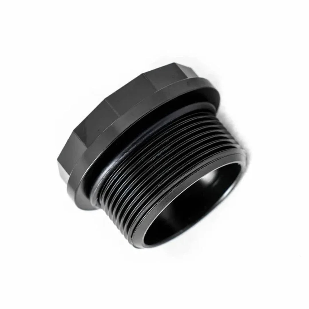 DIESELR black anodized billet Water In Fuel plug with 3/8 inch square ratchet drive for 2001-2016 Duramax 6.6L