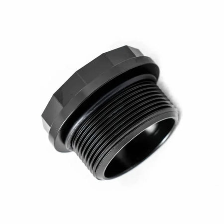 DIESELR black anodized billet Water In Fuel plug with 3/8 inch square ratchet drive for 2001-2016 Duramax 6.6L