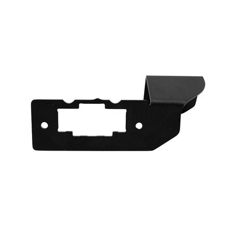DIESELR rotary switch bracket for 2023-2026 Ford Powerstroke 6.7L, black powder-coated two-piece design