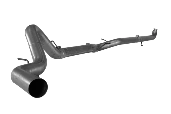 DIESELR Downpipe Back Exhaust - Single (2007.5-2010 GM 2500/3500 6.6L Duramax LMM)