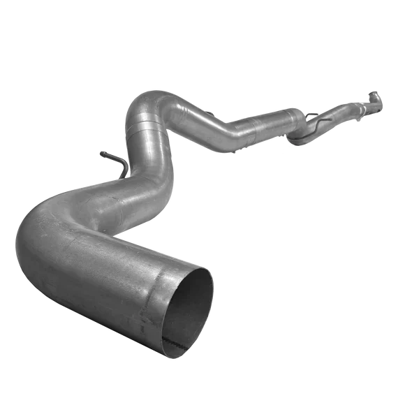 DIESELR Downpipe Back Exhaust - Single (2007.5-2010 GM 2500/3500 6.6L Duramax LMM)