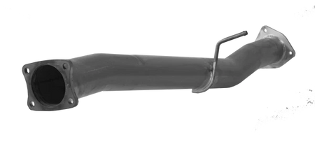 DIESELR DPF Race Pipe (2007.5-2010 GM 2500/3500 6.6L Duramax LMM) Exhaust DIESELR Tuning 4" Crew Cab/Short Box (CC/SB) 