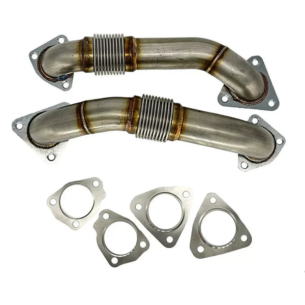 DIESELR Up-Pipes - Pair (2017-2024 GM 2500/3500 6.6L Duramax L5P)