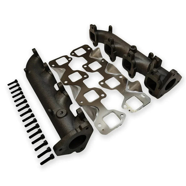 Dieselr High Flow Exhaust Manifold w/o EGR Provision - Pair | 2017–2026 Duramax L5P