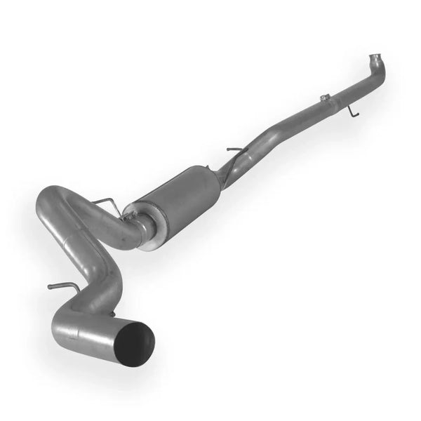 Dieselr Aluminized Downpipe Back Exhaust Single | 2500/3500 6.6L GM DURAMAX LMM (2007.5-2010)