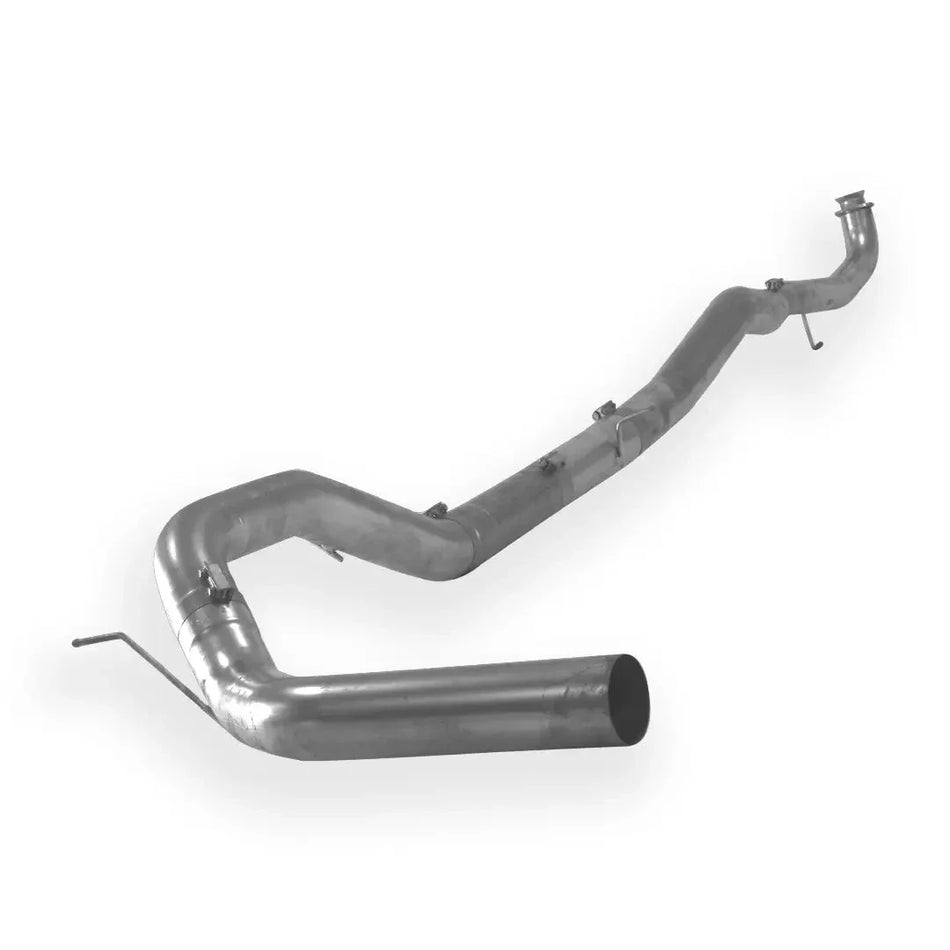 Dieselr Aluminized Downpipe Back Exhaust Single | Cab & Chassis GM 2500/3500 6.6L DURAMAX L5P 2017-2019 Aluminized Exhaust Dieselr Parts 4-inch Downpipe Back Exhaust without Muffler 