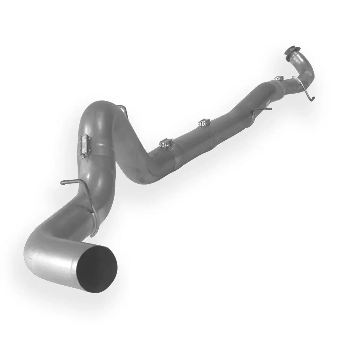 Dieselr Aluminized Downpipe Back Exhaust Single | GM 2500/3500 6.6L DURAMAX LML 2015.5-2016 Aluminized Exhaust Dieselr Parts 5-inch Exhaust without Muffler 