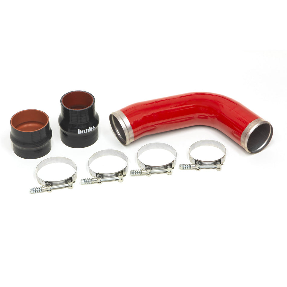 Boost Tube Upgrade Kit Red Powder-coated (Driver  Cold Side Only) Banks Power