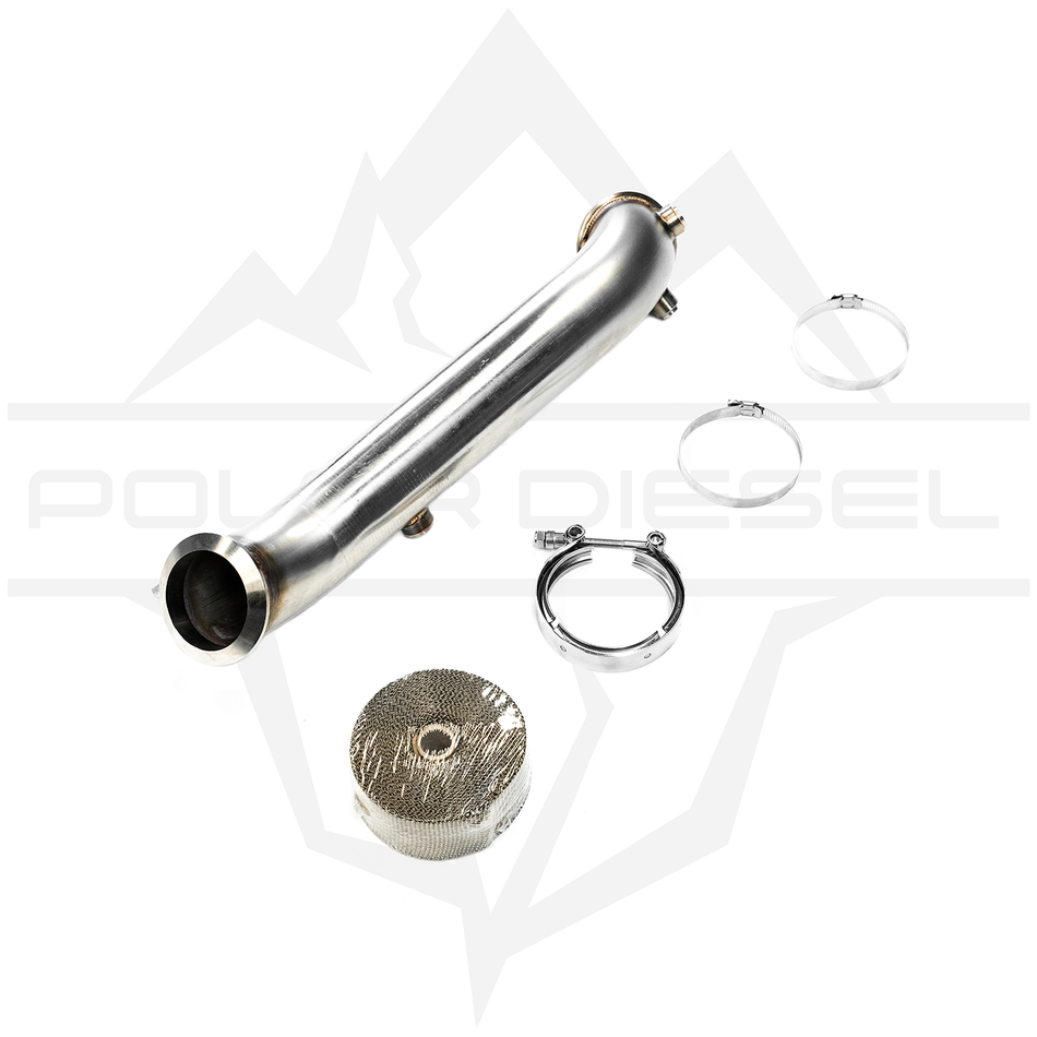 2011-2016 Duramax 6.6L Polar Downpipe Polar Diesel