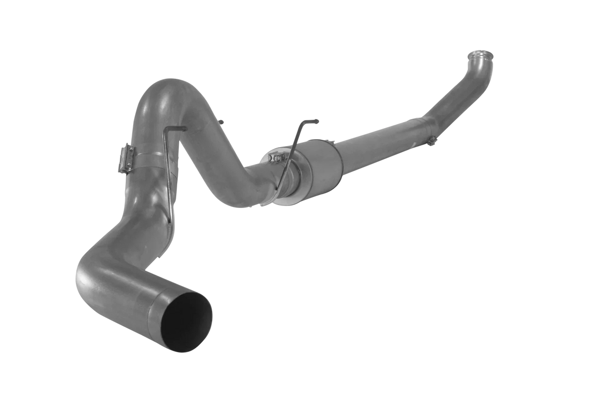 DIESELR Turbo Back Exhaust - Single (2004.5-2007 Dodge 5.9L Cummins) Stainless Steel Exhaust Dieselr Parts 4" With Muffler 