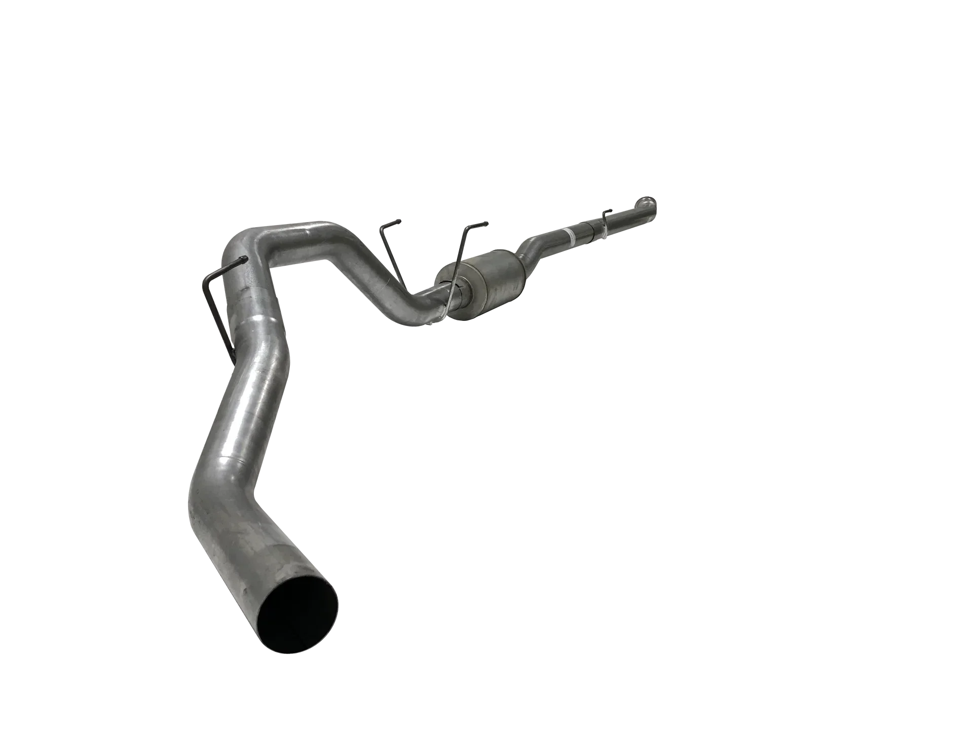 DIESELR Downpipe Back Exhaust - Single (2019+ Ram 2500/3500 6.7L Cummins) Stainless Steel Exhaust Dieselr Parts 4" With Muffler 