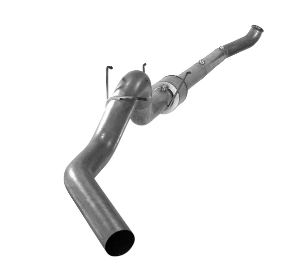 DIESELR Turbo Back Exhaust - Single (2011-2018 Dodge 3500/4500/5500 6.7L Cummins - CAB & CHASSIS)