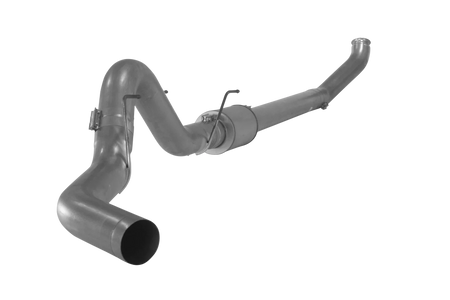 DIESELR Turbo Back Exhaust - Single (2004.5-2007 Dodge 5.9L Cummins) Stainless Steel Exhaust Dieselr Parts 5" With Muffler 