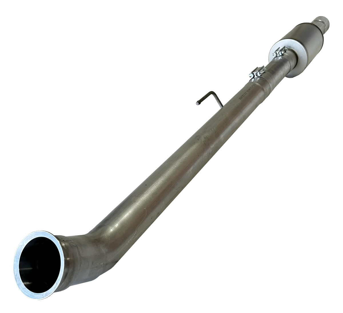 DIESELR Cat & DPF Race Pipe (2019+ Ram 2500/3500 6.7L Cummins) Stainless Steel Race Pipe Dieselr Parts 4" With Muffler 