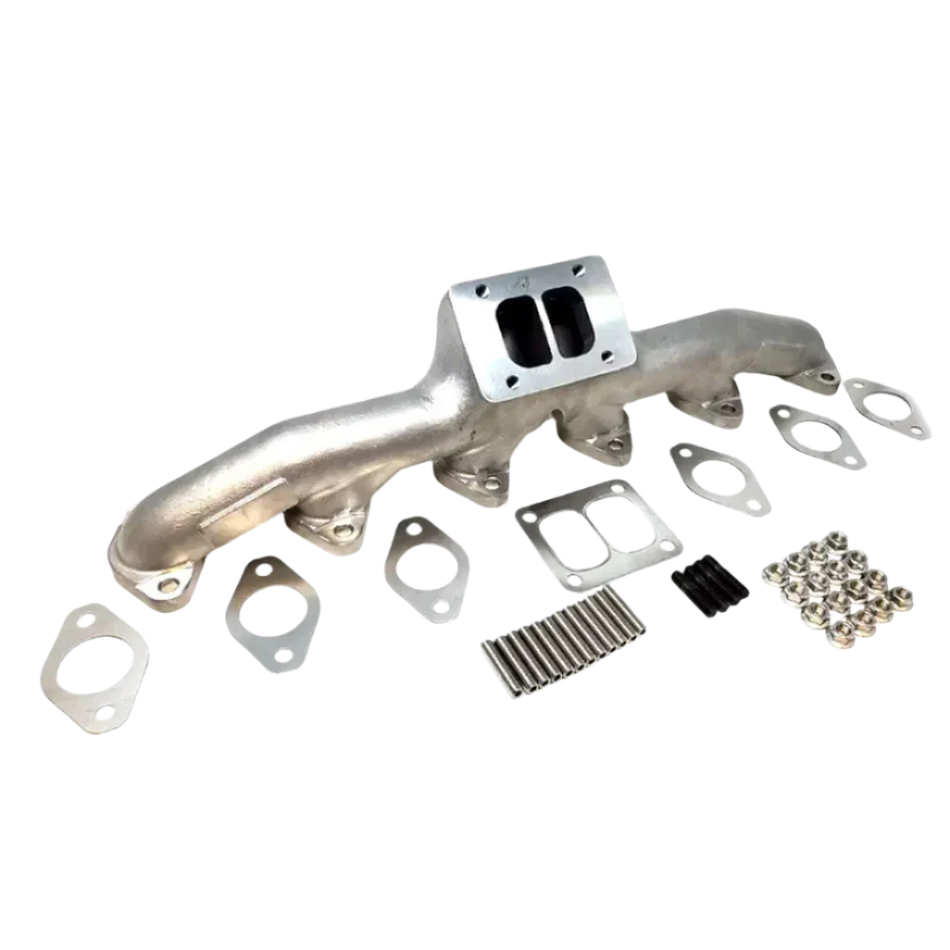 DIESELR Cast Stainless 2nd. Gen Swap Exhaust Manifold - T4 Mount (1998.5-2024 Cummins 5.9L/6.7L) Exhaust Manifold DieselR Parts 