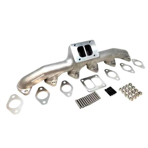 DIESELR Cast Stainless 2nd. Gen Swap Exhaust Manifold - T4 Mount (1998.5-2024 Cummins 5.9L/6.7L)