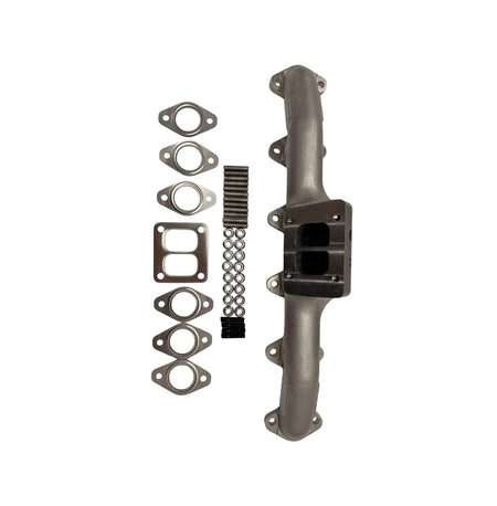 DIESELR Cast Stainless 2nd. Gen Swap Exhaust Manifold - T4 Mount (1998.5-2024 Cummins 5.9L/6.7L) Exhaust Manifold Dieselr Parts 