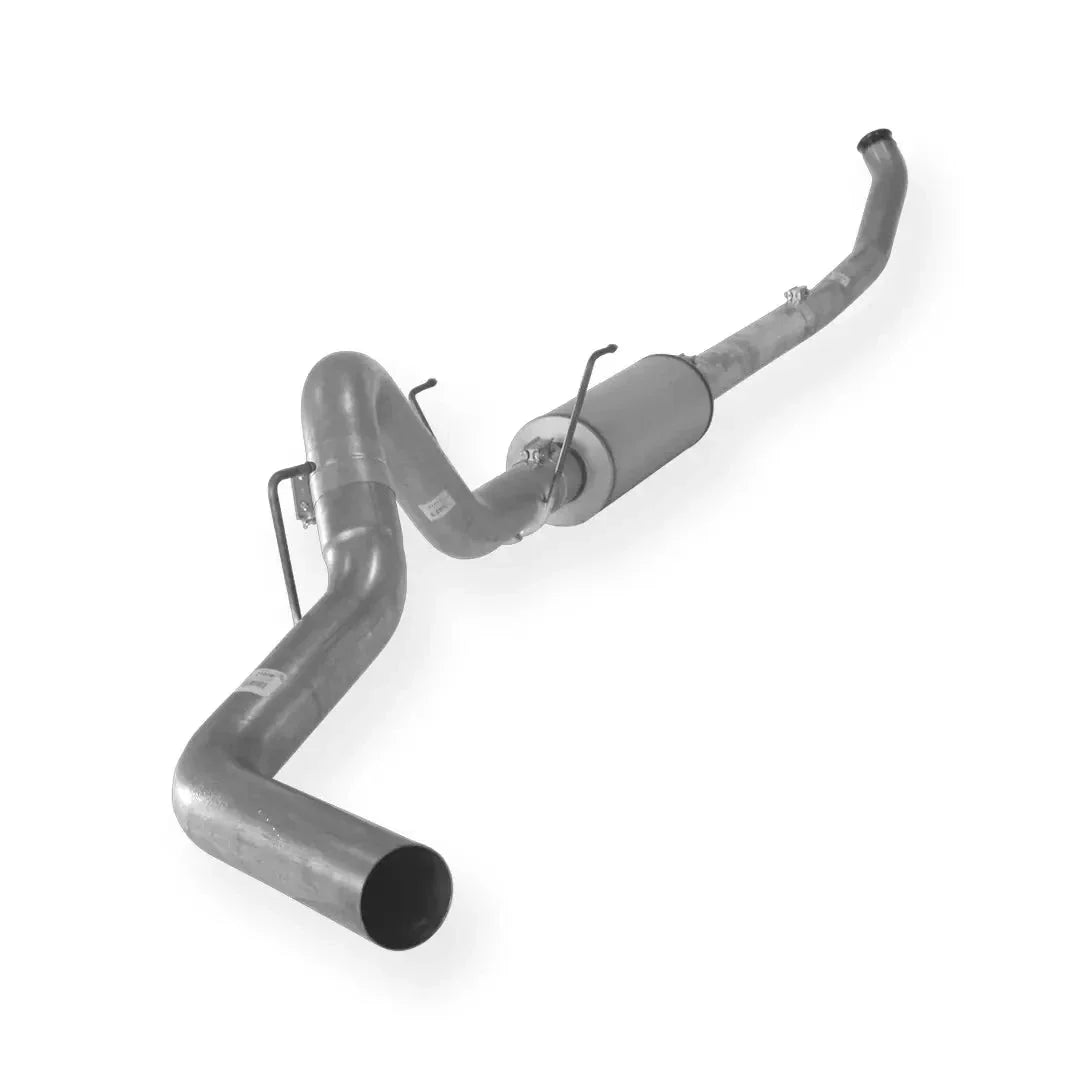 Dieselr Aluminized Turbo Back Exhaust Single | Dodge 2500/3500 5.9L Cummins 2003-2004 Aluminized Race Pipe Dieselr Parts 4-inch with muffler 
