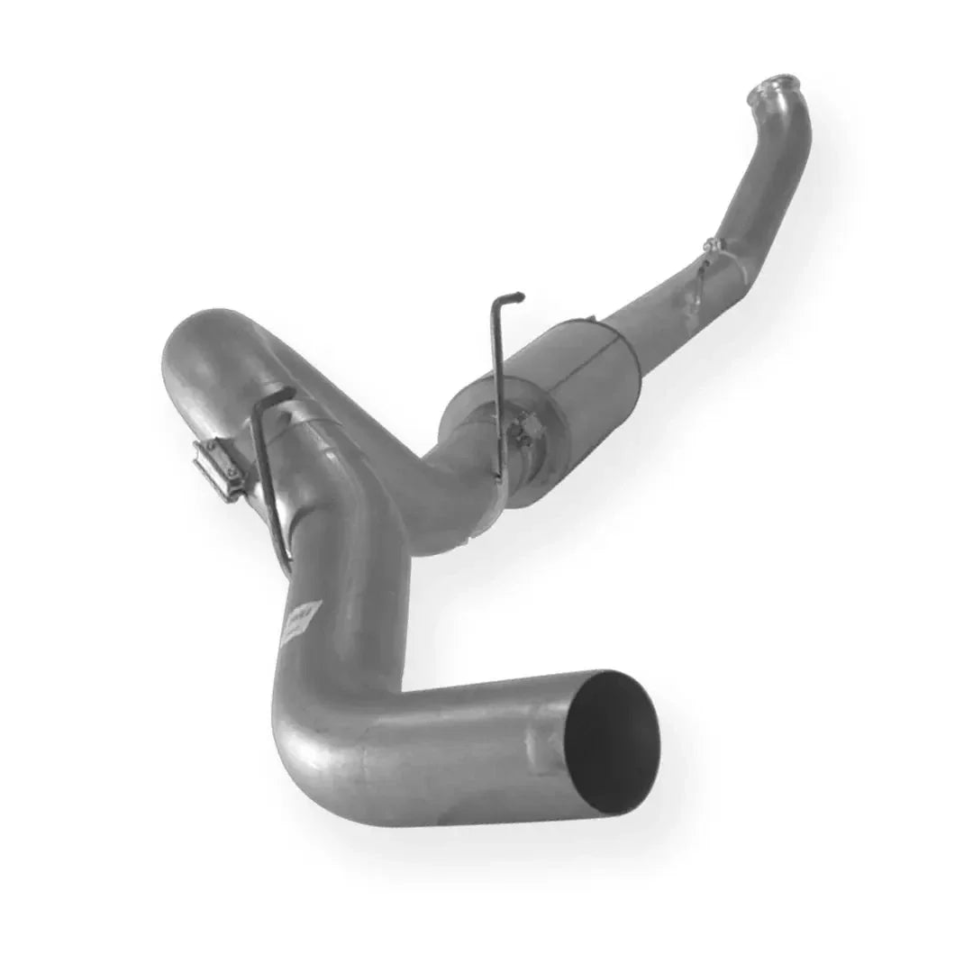 Dieselr Aluminized Turbo Back Exhaust Single | Dodge 2500/3500 6.7L Cummins 2010-2012 Aluminized Exhaust Dieselr Parts 5-inch with muffler 