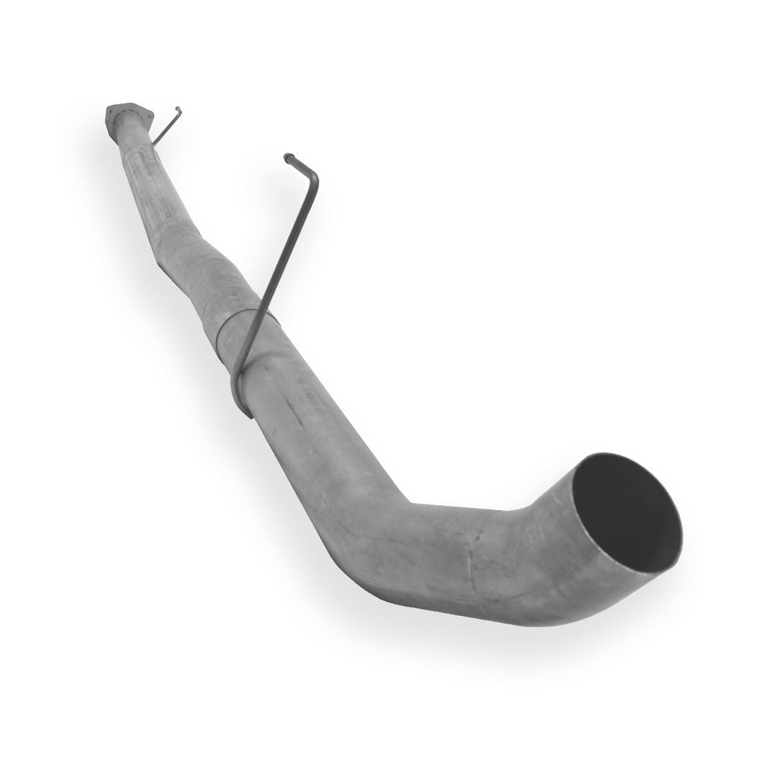 Dieselr Aluminized DPF Race Pipe | Cab & Chassis Dodge 3500/4500/5500 6.7L Cummins 2013-2018 Aluminized Race Pipe Dieselr Parts 4 inch without muffler 