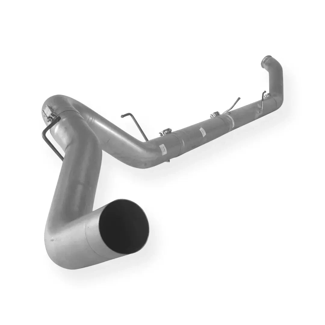 Dieselr Aluminized Exhaust System Single | Dodge 2500/3500 6.7L Cummins 2013-2018 Aluminized Race Pipe Dieselr Parts 5-inch Turbo back without muffler