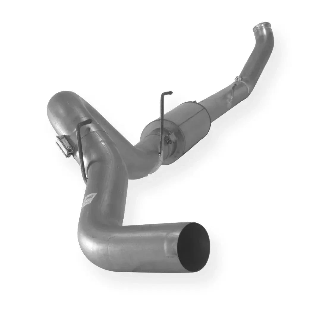 Dieselr Aluminized Turbo Back Exhaust Single | Dodge 2500/3500 6.7L Cummins 2010-2012 Aluminized Exhaust Dieselr Parts 4-inch with muffler 