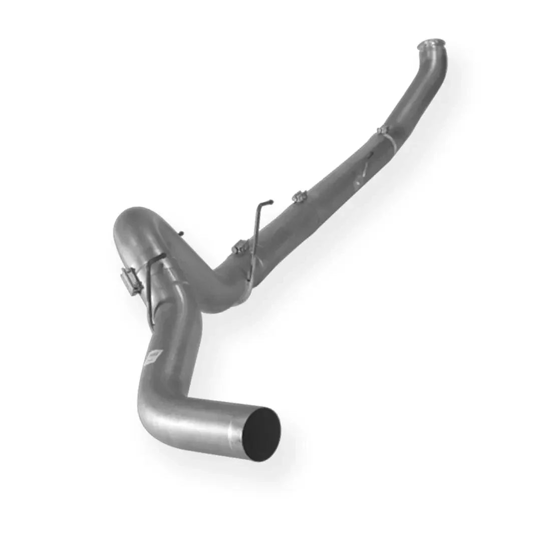 Dieselr Aluminized Turbo Back Exhaust Single | Dodge 2500/3500 6.7L Cummins 2010-2012 Aluminized Exhaust Dieselr Parts 4-inch without muffler 
