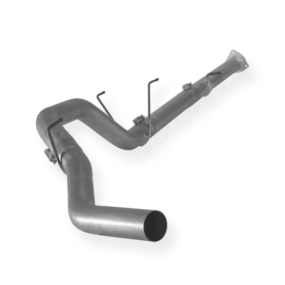 Dieselr Aluminized Exhaust System Single | Dodge 2500/3500 6.7L Cummins 2013-2018 Aluminized Race Pipe Dieselr Parts 4-inch Downpipe back without muffler 