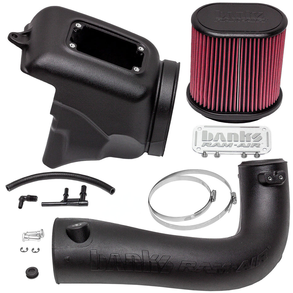 Banks Ram-Air Big-Ass Oiled Filter Cold Air Intake System for 18-Up Jeep Wrangler JL 2.0L Turbo