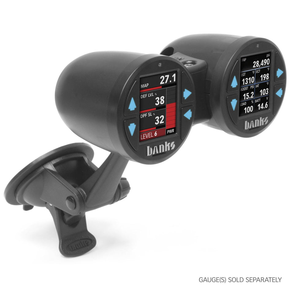 Banks Power Dual Gauge Pod Suction Mount Banks Power