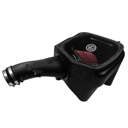 Cold Air Intake For 07-21 Toyota Tundra V8 5.7L Oiled Cotton Cleanable Red S&B