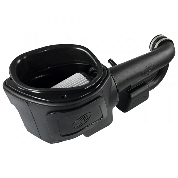 Cold Air Intake For 12-18 Jeep Wrangler JK V6-3.6L Dry Dry Extendable White S&B