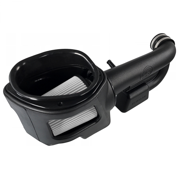 Cold Air Intake For 12-18 Jeep Wrangler JK V6-3.6L Dry Dry Extendable White S&B