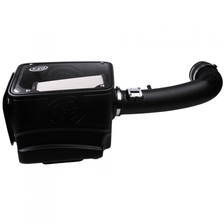 Cold Air Intake For 14-16 Silverado/ Sierra 1500 5.3L, 6.2L, 15-16 Tahoe, Suburban, Yukon (XL)(Denali) 1500 5.3L, 6.2L Dry Extendable White S&B