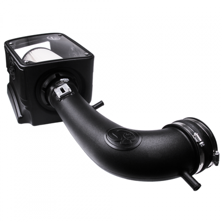 Cold Air Intake For 14-16 Silverado/ Sierra 1500 5.3L, 6.2L, 15-16 Tahoe, Suburban, Yukon (XL)(Denali) 1500 5.3L, 6.2L Dry Extendable White S&B