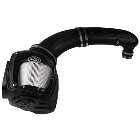 Cold Air Intake For 97-06 Jeep Wrangler TJ L6-4.0L Dry Dry Extendable White S&B