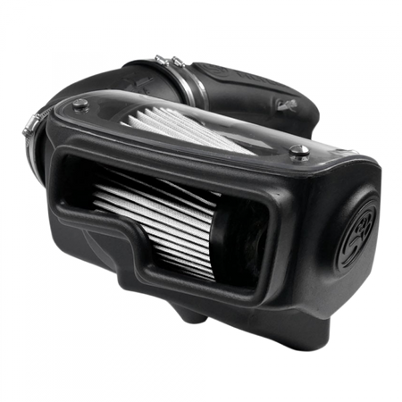 Cold Air Intake For 97-06 Jeep Wrangler TJ L6-4.0L Dry Dry Extendable White S&B