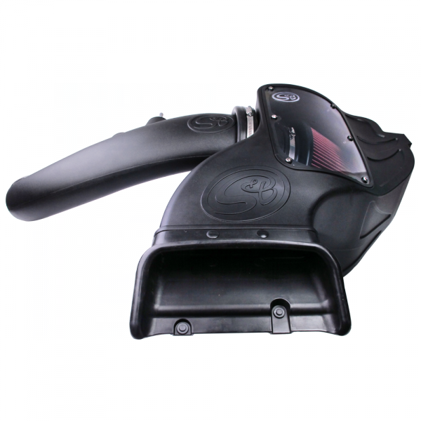 Cold Air Intake For 15-17 Ford F150 V8-5.0L Oiled Cotton Cleanable Red S&B