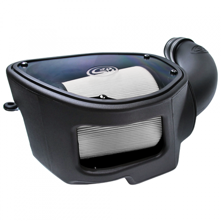 Cold Air Intake For 07-11 Jeep Wrangler JK V6-3.8L Dry Dry Extendable White S&B