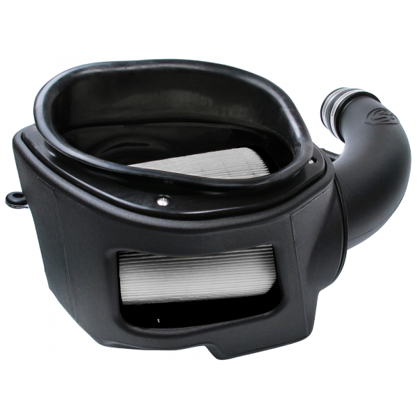 Cold Air Intake For 07-11 Jeep Wrangler JK V6-3.8L Dry Dry Extendable White S&B