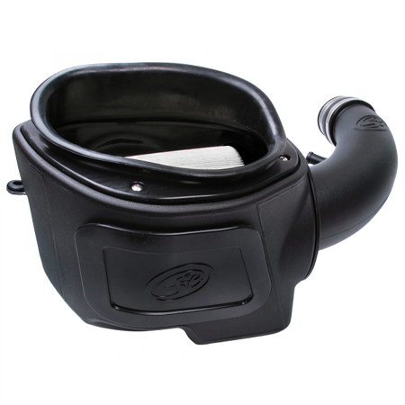 Cold Air Intake For 07-11 Jeep Wrangler JK V6-3.8L Dry Dry Extendable White S&B