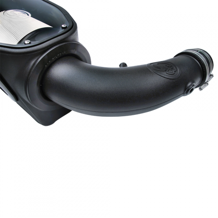 Cold Air Intake For 07-11 Jeep Wrangler JK V6-3.8L Dry Dry Extendable White S&B