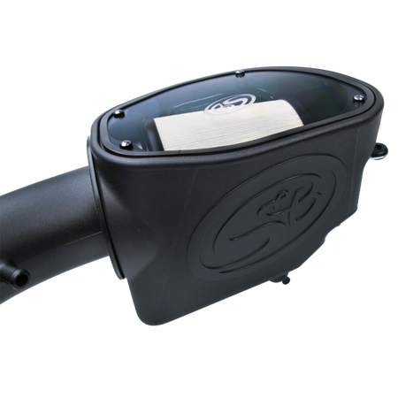 Cold Air Intake For 07-11 Jeep Wrangler JK V6-3.8L Dry Dry Extendable White S&B